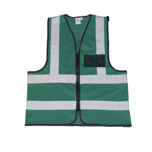 Premium Reflective Vest with Zip & ID Pouch