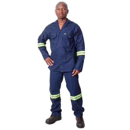 Vulcan Workwear Econo Worksuit with Reflective Tape