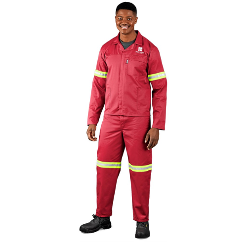 Vulcan Workwear Econo Worksuit with Reflective Tape
