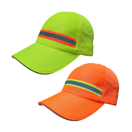 HiViz Golf Caps with Reflective Trim