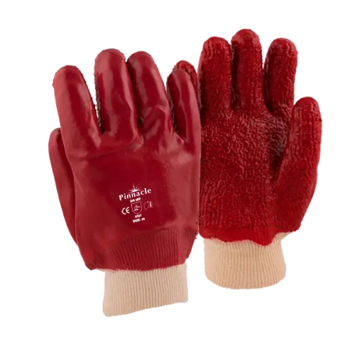 PVC Knit Wrist Heavy Duty Gloves Pack (12)