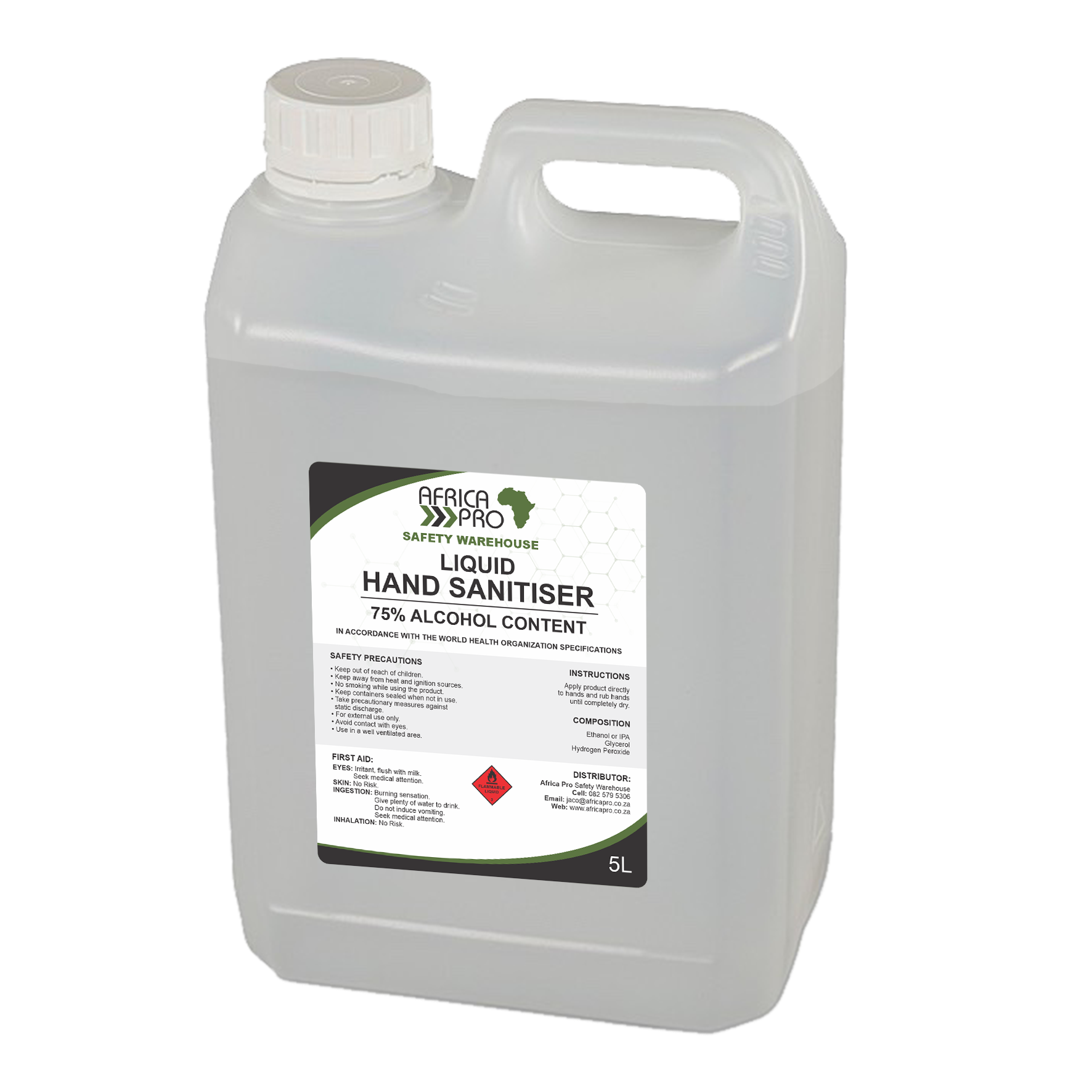 Africa Pro Hand Sanitiser 5lt
