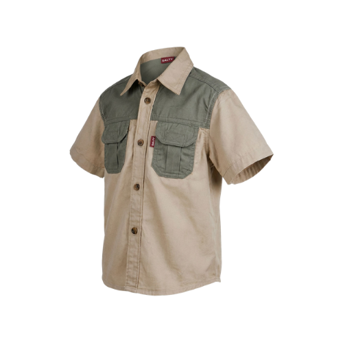 Meerkat Kids Two Tone Bush Shirt