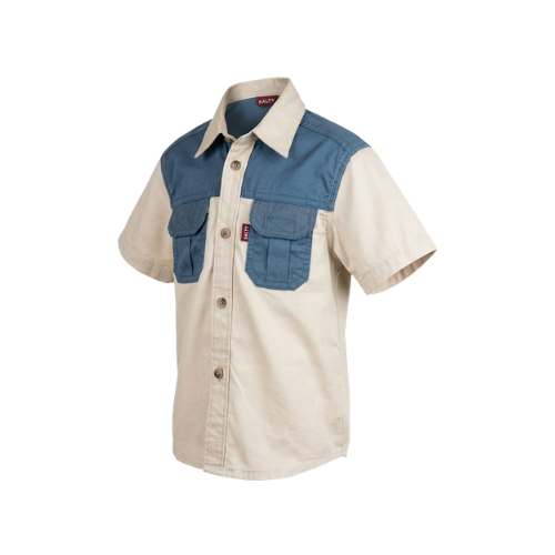Meerkat Kids Two Tone Bush Shirt