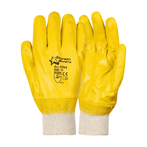 Nitrile Knit Wrist Gloves