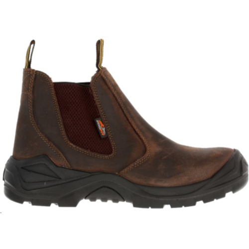 ASSASSIN BROWN SLIP-ON CHELSEA SAFETY BOOT