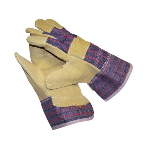 Yellow Candy Stripe Gloves