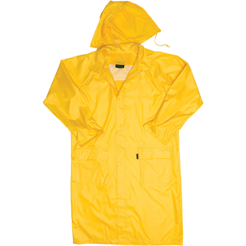 Polyester PVC Calf Length Rain Coat