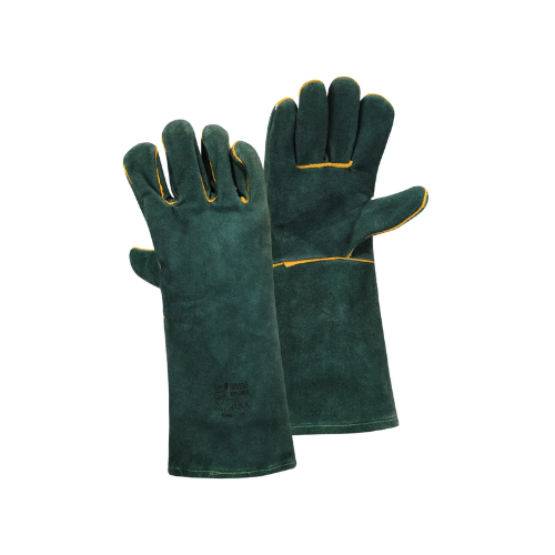Green Line Welding Gloves Pack (12)