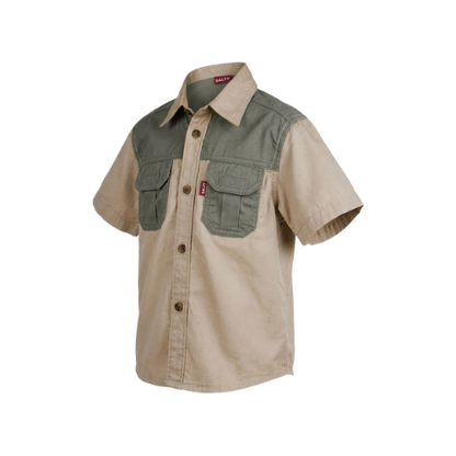 Meerkat Kids Two Tone Bush Shirt
