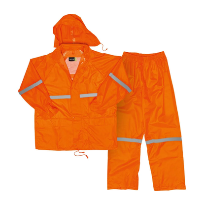 Javlin Hi-Vis Polyester PVC Reflective Rain Suit