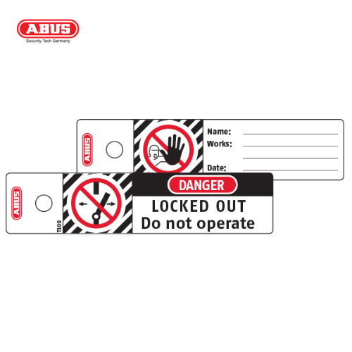 ABUS Lockout Tags Small Lockout (100)