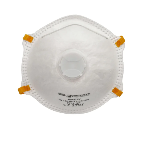 REBEL Airmaxx Disposable FFP2V Dust Mask with Valve (60 Packets)