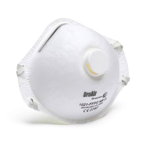 Valved Disposable Moulded FFP2 Mask – 1021 (20 packets)