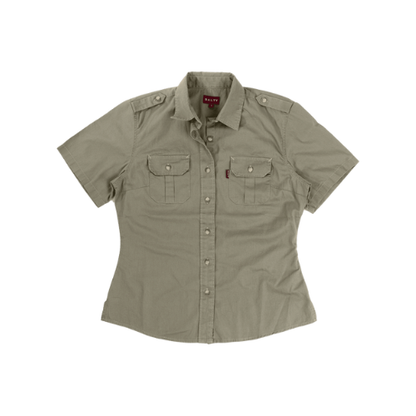 Salty Savanna Short Sleeve Bush Shirt