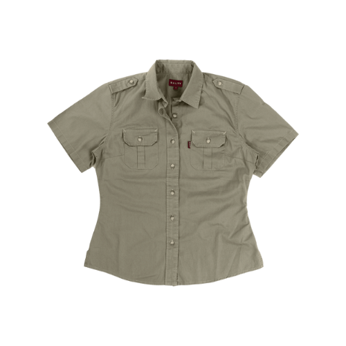 Salty Savanna Short Sleeve Bush Shirt