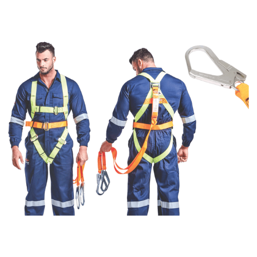 Double Lanyard Shock Absorber Harness
