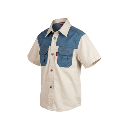 Meerkat Kids Two Tone Bush Shirt