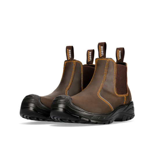 REBEL ANVIL CHELSEA BOOT BROWN