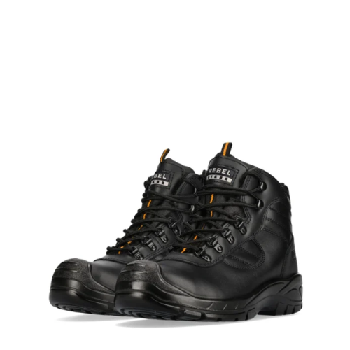 REBEL HIKER-HI SAFETY BOOT BLACK