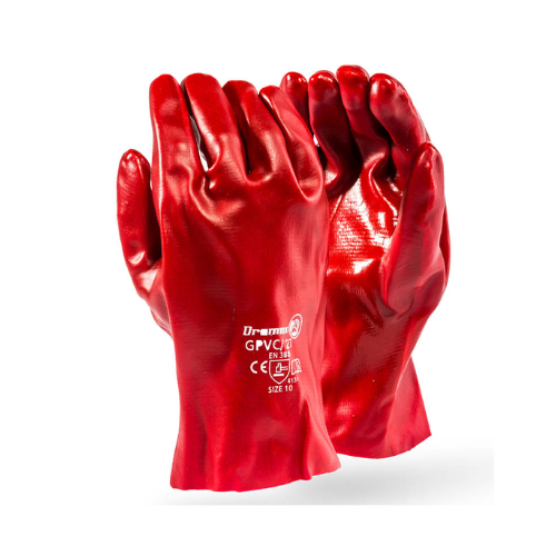 PVC Open Cuff 27cm Gloves