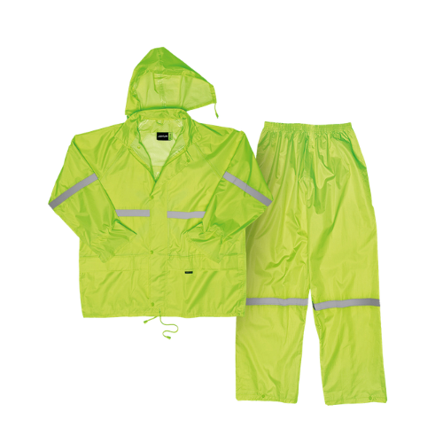 Javlin Hi-Vis Polyester PVC Reflective Rain Suit