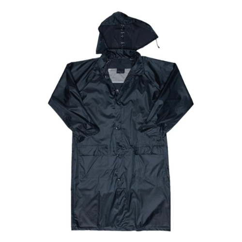 Polyester PVC Calf Length Rain Coat